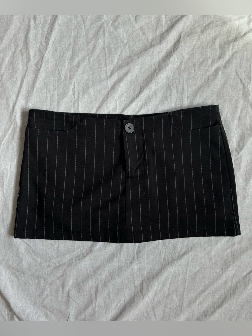 Brandy Melville Luisa pinstripe micro mini skirt